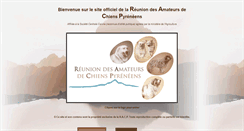 Desktop Screenshot of chiens-des-pyrenees.com